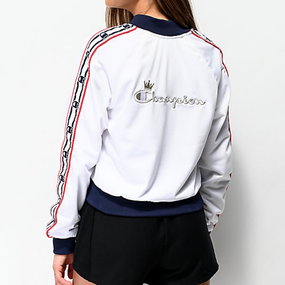 New Champion Logo Track Jacket
